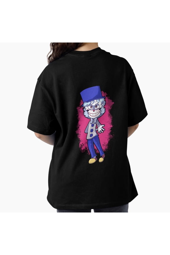 Crazy Clown Cheeb Oversized Cute Small Insane Harlequin Pastel Unisex T-Shirt, up to size 5XL