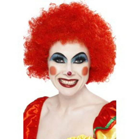 Crazy Clown Wig Adult Red