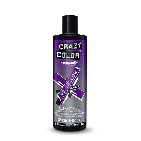 Crazy Color Care Ultraviolet No Yellow Shampoo 8.45oz