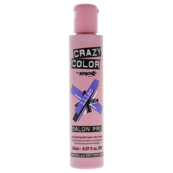 Crazy Color Crazy Color Salon Pro Semi Permanent Hair Color - 55 Lilac , 5.07 oz Hair Color