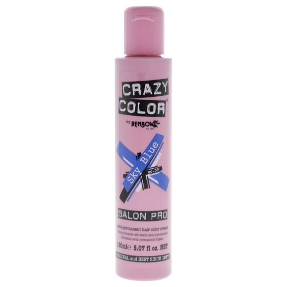 Crazy Color Crazy Color Salon Pro Semi Permanent Hair Color - 59 Sky Blue , 5.07 oz Hair Color