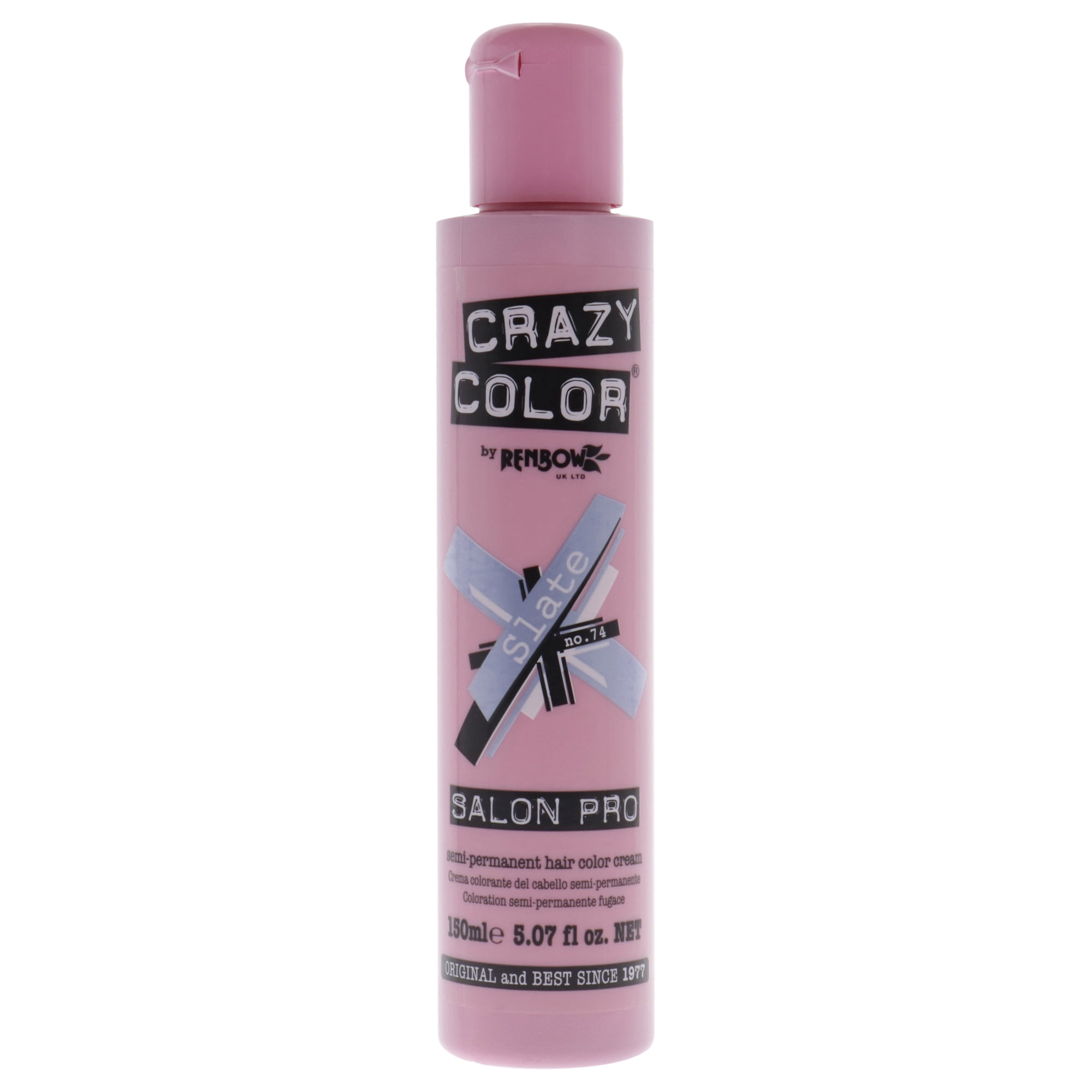 Crazy Color Crazy Color Salon Pro Semi Permanent Hair Color - 74 Slate , 5.07 oz Hair Color