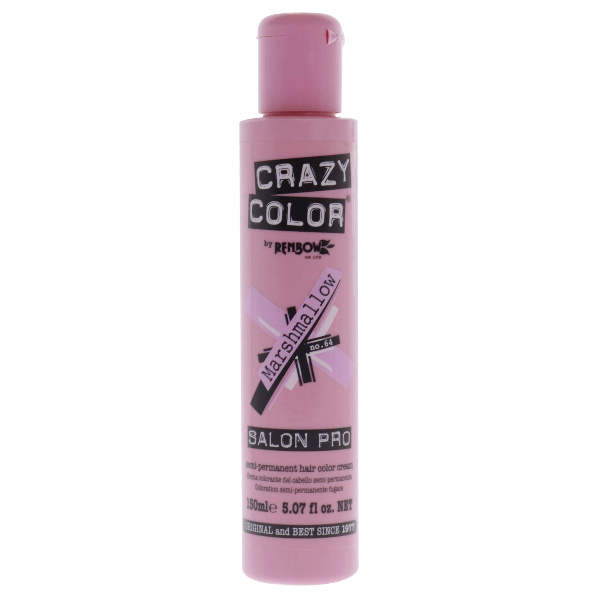 Crazy Color Salon Pro Semi Permanent Hair Color - 64 Marshmallow, 5.07 oz Hair Color