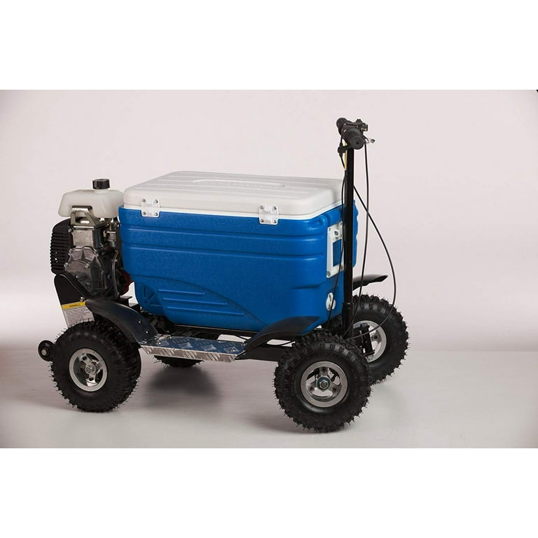 Crazy Cooler Motorized Cooler blue color one year warranty
