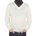 thumbnail image 1 of Crazy Cousin White V-Neck Sweater with Black Dickey Halloween Cosplay Costume, 1 of 3