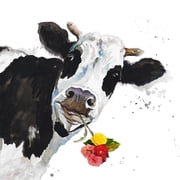 Crazy Cow Poster Print by Patricia Pinto 24 x 24 # 14011A
