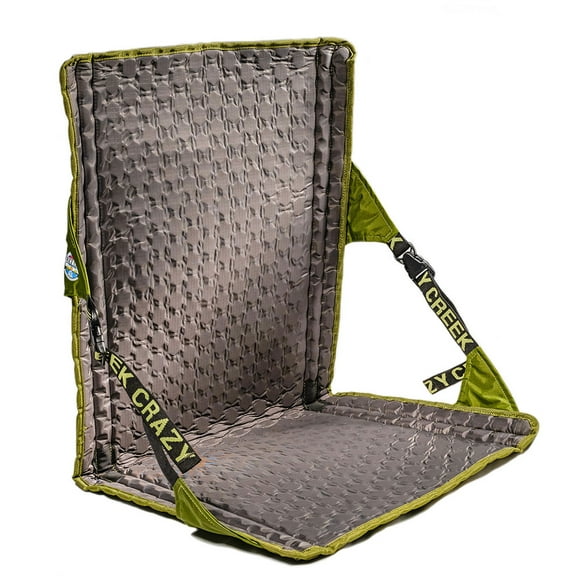 Crazy Creek HEX 2.0 LongBack Packable Chair, Olive/Slate