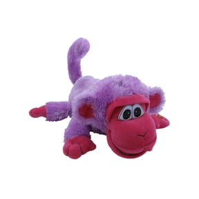 Crazy Critters Motion Activated Purple Monkey Laughing Rolling Pet