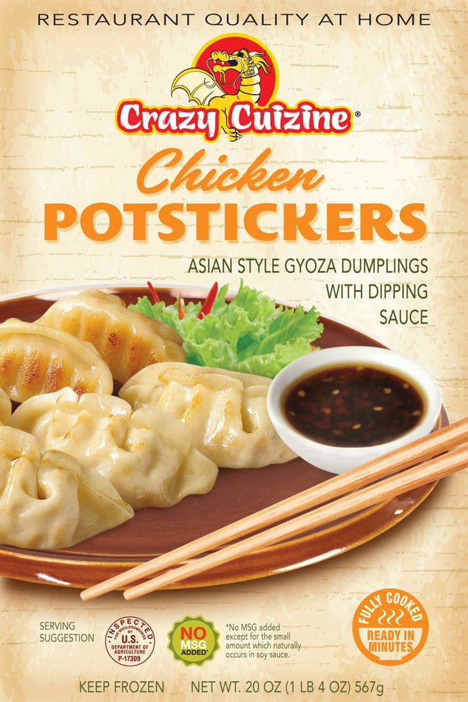 Crazy Cuizine Chicken Potstickers 20 Oz Walmart