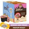 thumbnail image 1 of Crazy Cups Berries & Cream Coffee Pods, Medium Roast, 22 Count For Keurig K Cup Machines, 1 of 7