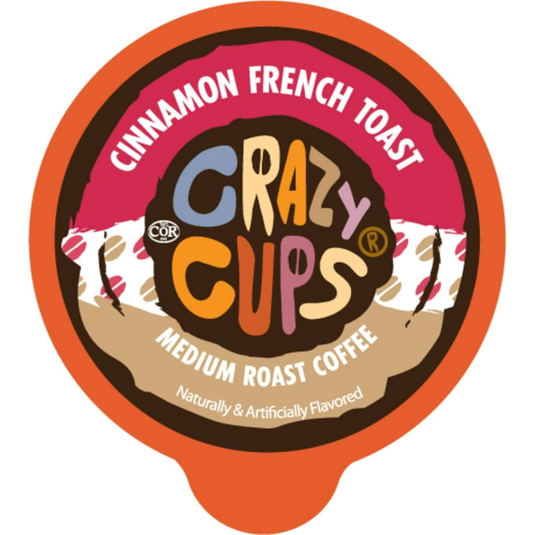 Crazy Cups Cinnamon French Toast Coffee Pods Medium Roast 22