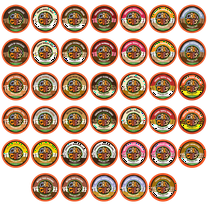 Crazy Cups Decaf Flavored Coffee Pods Variety Sampler Pack, 40 Count for Keurig K-Cup Brewers