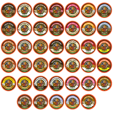 Crazy Cups Decaf Flavored Coffee Pods Variety Sampler Pack, 40 Count for Keurig K-Cup Brewers
