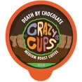 Crazy Cups Flavored Coffee Pods, Decaffeinated Death by Chocolate