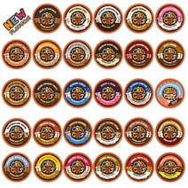 Crazy Cups Flavored Coffee Pods Variety Pack, 40 Count for Keurig K Cup Machines