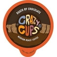 thumbnail image 1 of Crazy Cups Flavored Coffee for Keurig K-Cup Machines, Death by Chocolate, Hot or Iced Drinks, 22 Single Serve, Recyclable Pods, 1 of 7