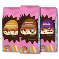 thumbnail image 1 of Crazy Cups Flavored Ground Coffee Variety Pack, Includes Chocolate Hazelnut, French Vanilla Creme & Death By Chocolate, in 10 oz Bags, Variety 3 Pack, 1 of 6