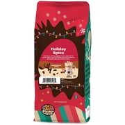 Crazy Cups Flavored Ground Holiday Coffee, Holiday Spice Coffee in 10 oz Bag, For Brewing Flavored Hot or Iced Coffee