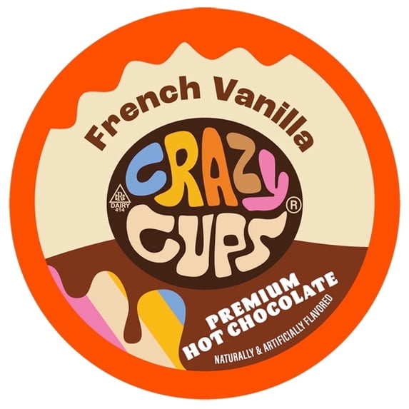Crazy Cups French Vanilla Hot Cocoa Pods, 22 Count