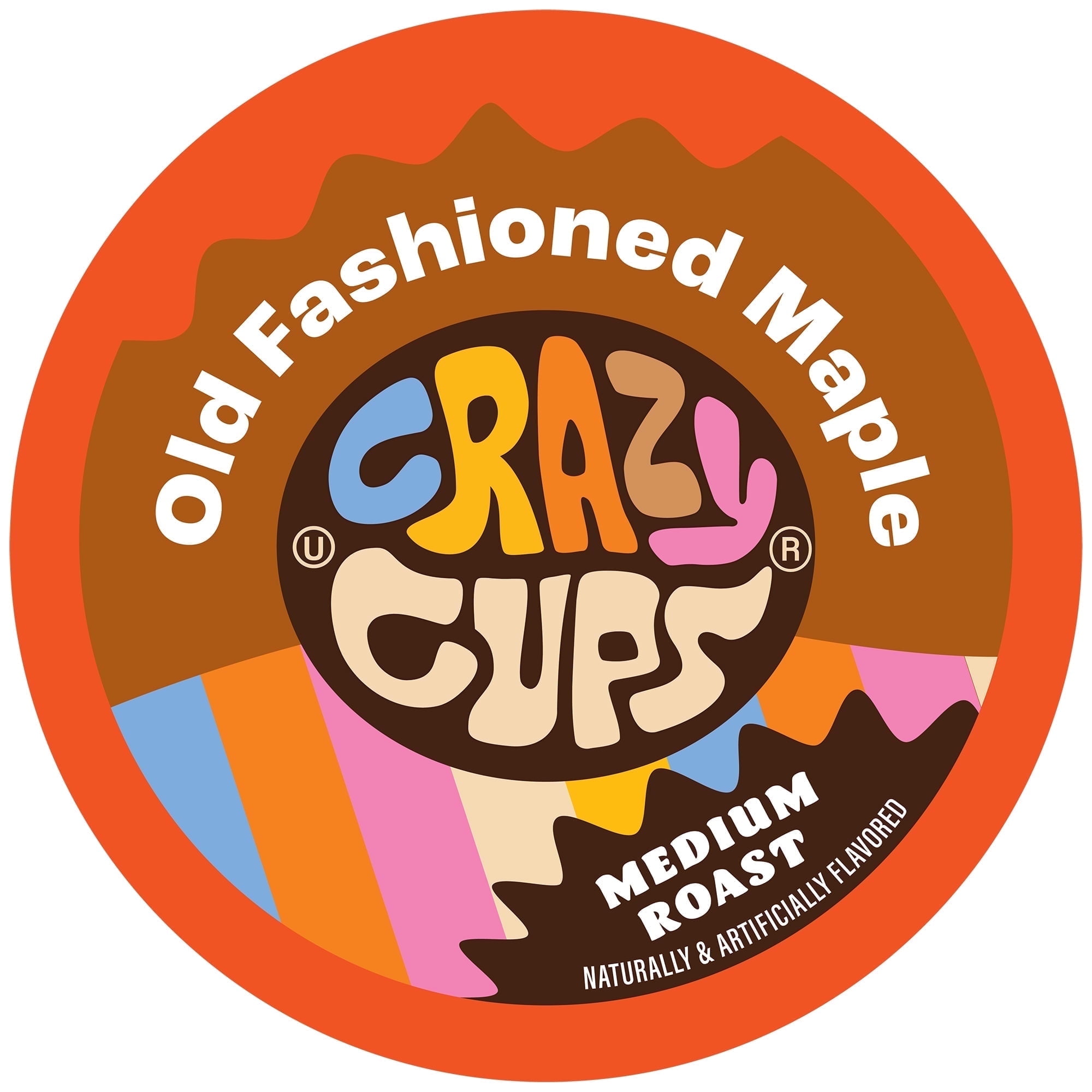 Crazy Cups Old Fashioned Maple Flavored Coffee pods, Single-Serve Medium Roast Coffee Cups for Keurig K-Cup Machines, Hot or Iced, 22 Count - Walmart.com