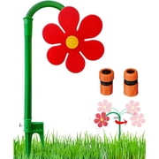 Crazy Daisy Sprinkler Outdoor Water Play, Flower Sprinkler for Garden, 360  Rotating Sun Flower Sprinklers with Stake for Yard Irrigation