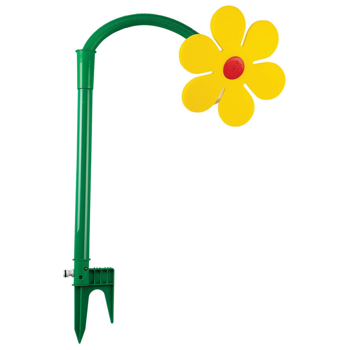 Wmool Irrigatore Danzante A Forma Di Margherita – Crazy Daisy Sprinkler – Rotazione 360° Per Giardino E Prato – Colori Rosso, Bianco, Giallo