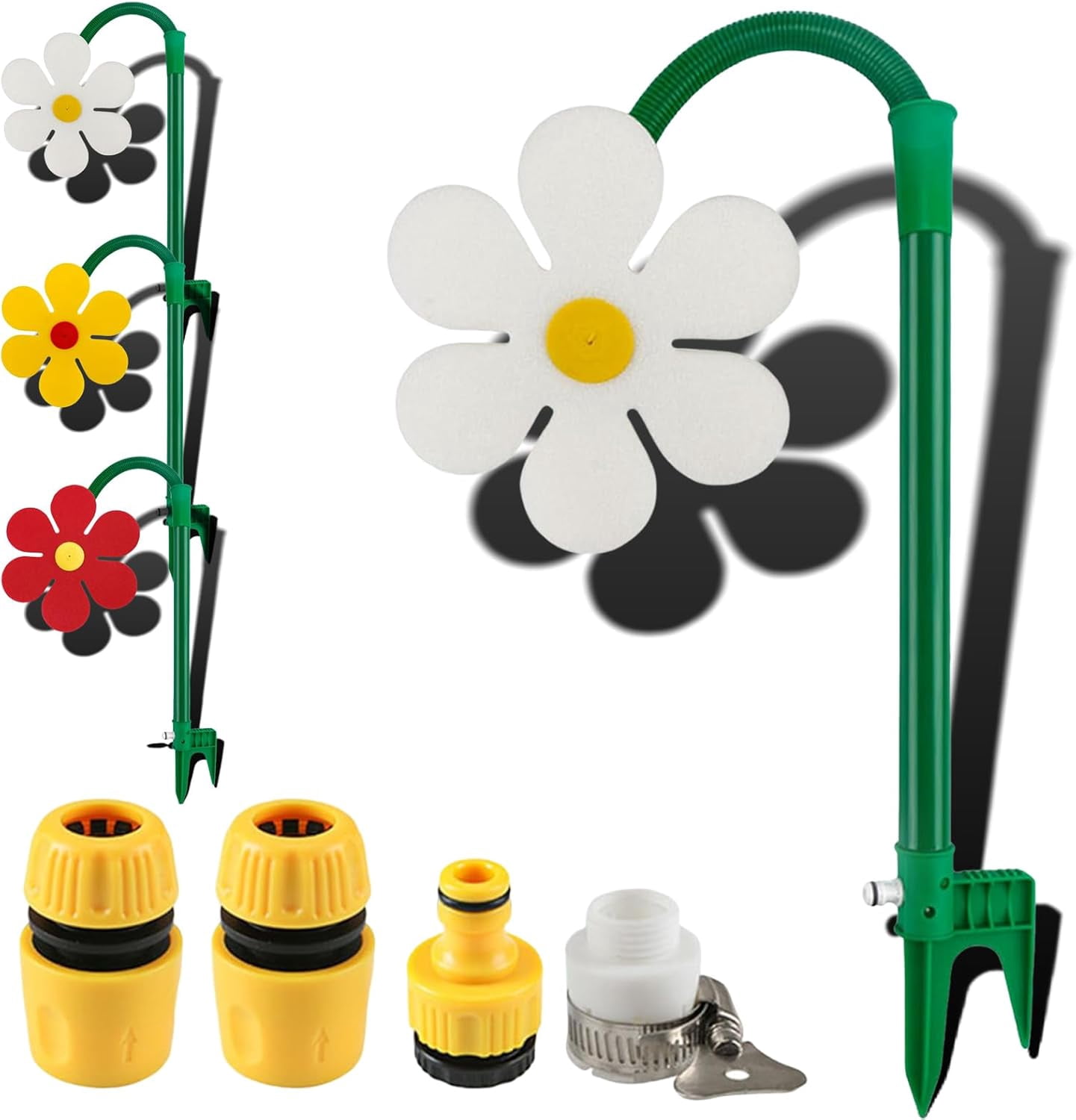 Crazy Daisy Water Sprinkler – Fun Dancing Flower Sprinkler for Kids & Dogs, 360° Rotating Outdoor Water Toy for Yard & Lawn