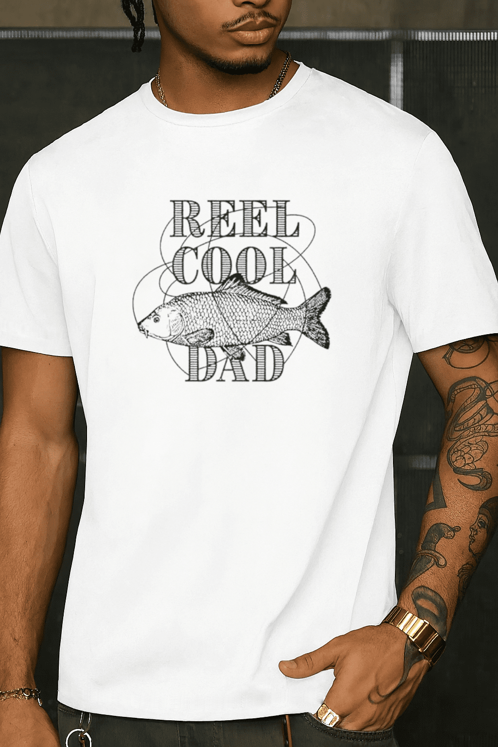 Crazy Dog Dad Fishing Funny Fathers Day Angler Humor Graphic Unisex T Crazy Dog Dad Fishing Funny Fathers Day Angler Humor Graphic Unisex T