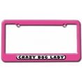 thumbnail image 1 of Crazy Dog Lady License Plate Tag Frame, Multiple Colors, 1 of 1