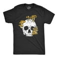thumbnail image 1 of Crazy Dog T-Shirts Mens Mushroom Skull T Shirt FUUNY Cool Dead Decaying Skeleton Shrooms Tee for Guys, 1 of 5