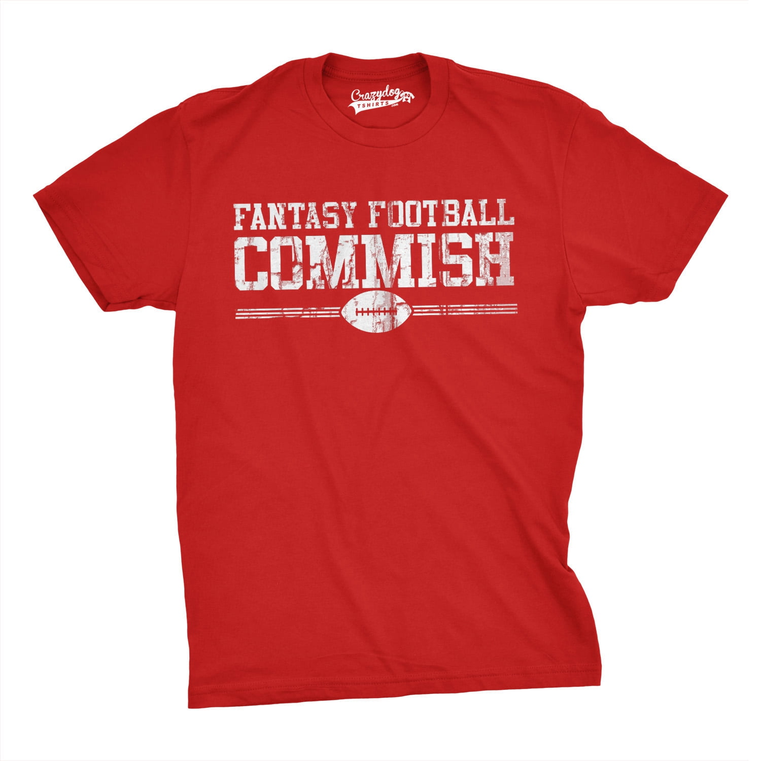 Funny Fantasy Football Commissioner Shirt Commish Joke Gift T