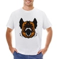 thumbnail image 1 of Crazy Dogs Team Men’s Graphic T-shirt Vintage Short Sleeve Sport Tee White 5XL, 1 of 2