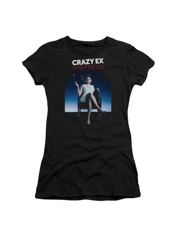 Crazy Ex Girlfriend Crazy Instinct Junior Women's Sheer T-Shirt Black