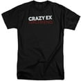 thumbnail image 1 of Crazy Ex Girlfriend Crazy Logo Adult Tall T-Shirt 18/1 T-Shirt Black, 1 of 1