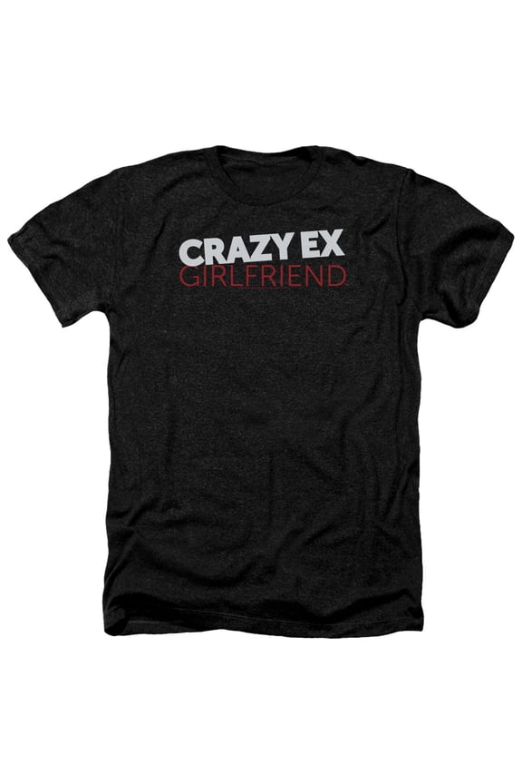 Crazy Ex Girlfriend - Crazy Logo - Heather Short Sleeve Shirt - Medium
