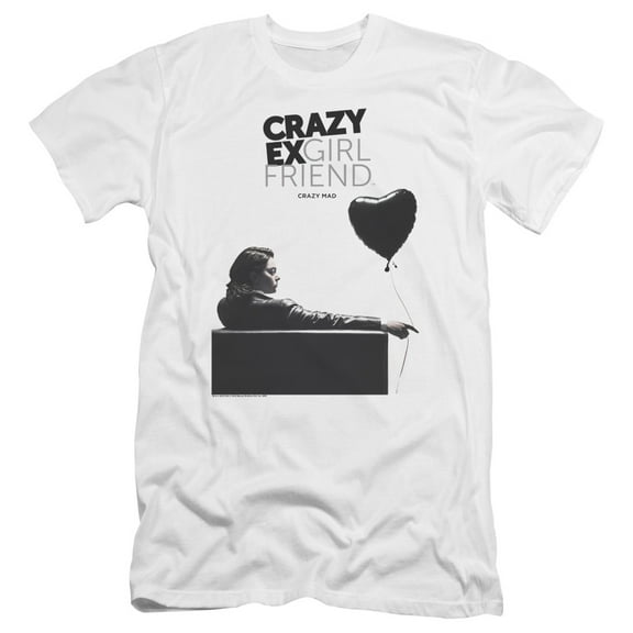 Crazy Ex Girlfriend - Crazy Mad - Premium Slim Fit Short Sleeve Shirt - Large