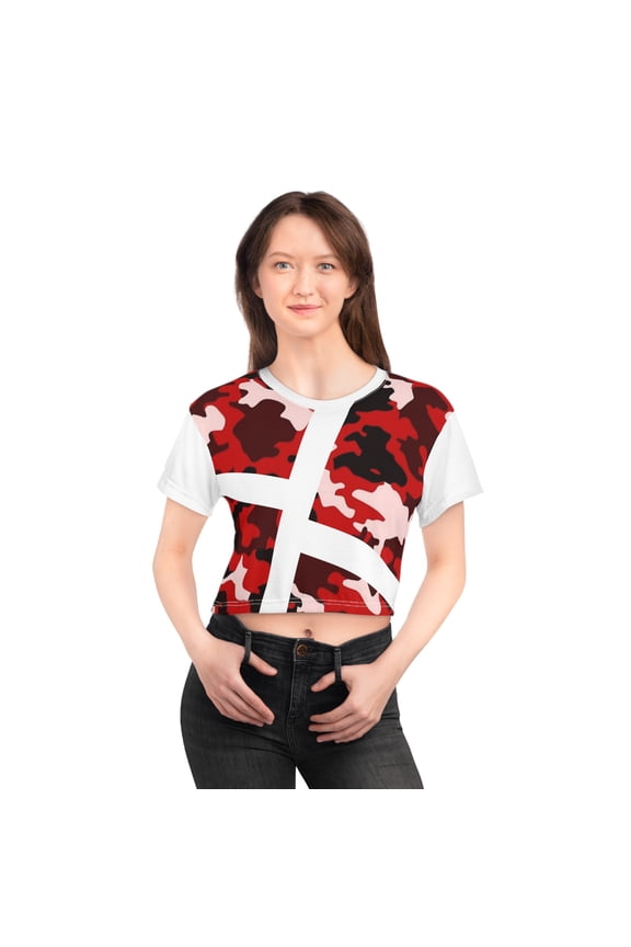 "Crazy For Camo" Crop Tee