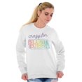 thumbnail image 1 of Crazy For Slush Puppie Vintage Logo Women Crewneck Sweatshirt Brisco Brands M, 1 of 6