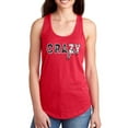 thumbnail image 1 of Crazy For You Banner Racerback Tank Women -Image by Shutterstock, Female Large, 1 of 4