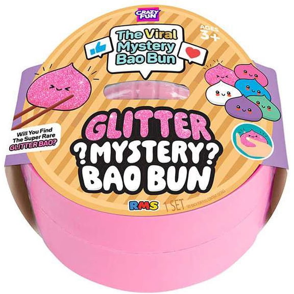 Crazy Fun Bao Bun GLITTER Mystery Pack [1 RANDOM Squishy Dumpling]