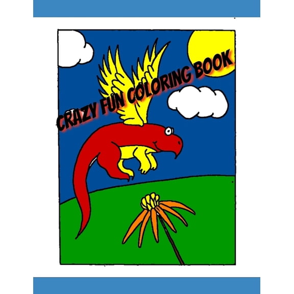 Crazy Fun Coloring Book, (Paperback)