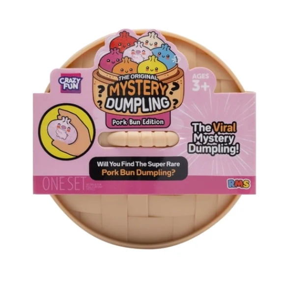 Crazy Fun Mystery Dumpling Pork Bun Edition Stress Ball