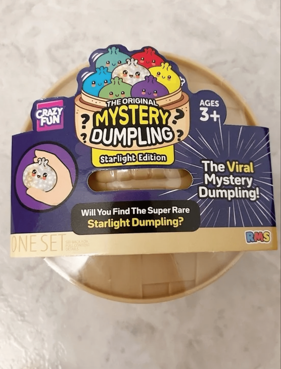 Crazy Fun Mystery Dumpling Starlight Edition Stress Ball, 1 Piece