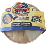 Crazy Fun Mystery Dumpling Squishy Toy 5 inch Diameter (Gold Glitter Mystery)