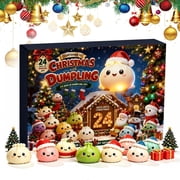 Crazy Fun RMS 2026 Christmas Dumpling Mystery Box Countdown Calendar, Daily Small Surprise Dumpling Set for Kids & Adults
