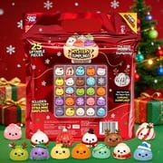 Crazy Fun RMS 2026 Christmas Advent Calendar, 25 Days of Dumpling Surprises with Cute Mini Dumpling Stress Relief Balls, Xmas Countdown Calendar Gifts for Party Favors