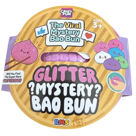 Crazy Fun RMS Glitter Mystery Bao Bun 1 Set