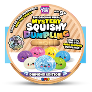 Crazy Fun RMS Mystery Diamond Dumpling ,Collectible Novelty Blind Bun Squishies with Steamer Box