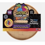 Crazy Fun RMS Mystery Rainbow Dumpling Squishy with Steamer Box, Surprise Mystery Dumpling Neon Edition Bao Bun Dumpling Squeeze, New Glitter Dumpling Squishies