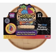 Crazy Fun RMS Mystery Rainbow Dumpling Squishy with Steamer Box, Surprise Mystery Dumpling Neon Edition Bao Bun Dumpling Squeeze, New Glitter Dumpling Squishies